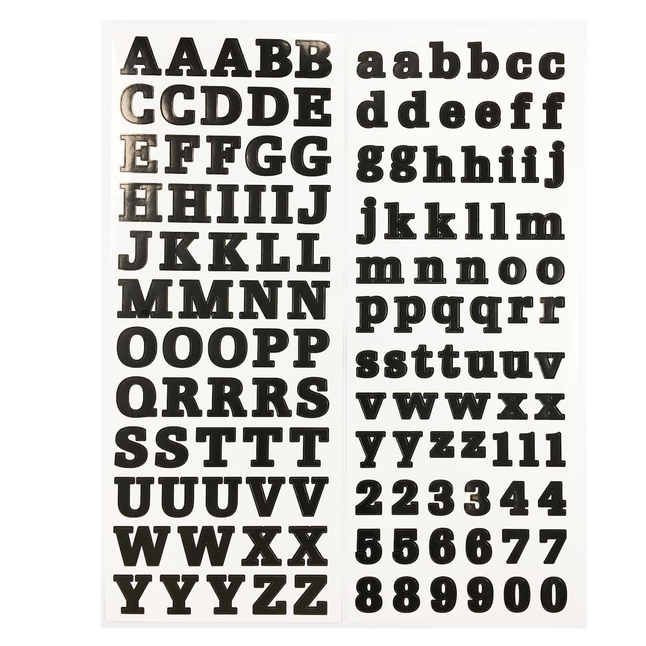 Black Small Font Alphabet Stickers by Recollections™